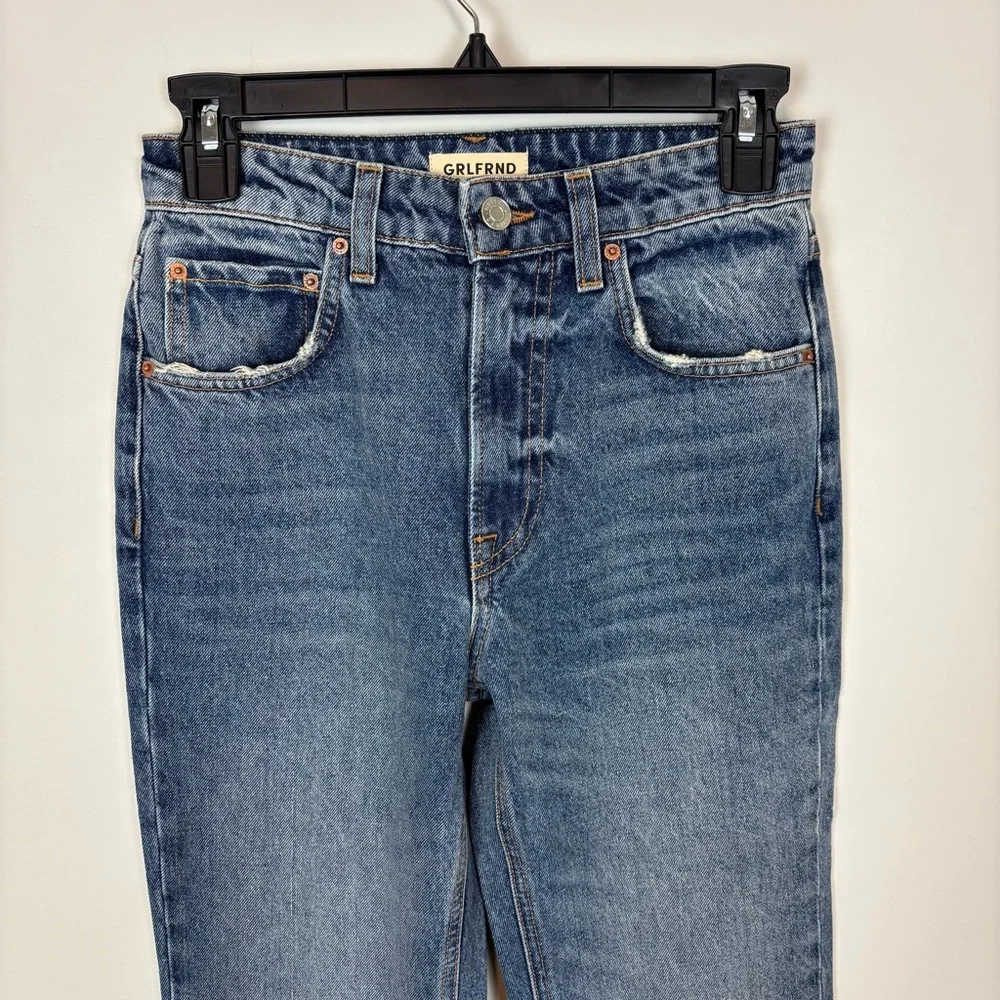 GRLFRND Melanie High Rise Boot Cut Jeans in Los Feliz Size 24 - Picture 3 of 14